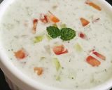A picture of step 4 of Mint Flavor Salad,Raita.