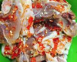 Hình bước làm 1 của món Thịt Heo Một Nắng
