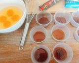 Hình bước làm 2 của món Flan vị cà phê