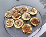 Une image de l'étape 8 de Courgettes rondes farcies tomate et chèvre (recette plancha).