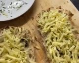 A picture of step 4 of Easy-Cheesey Black Garlic and Thyme Ciabatta 🥖🧄🌿.