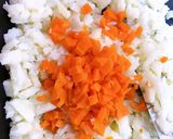 A picture of step 1 of Spiced Potato and Egg Salad.