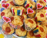 Foto del paso 6 de la receta: Muffins salados - con queso, bacon  y tomatitos cherry🧀🥓🍅