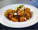 A picture of step 5 of Kasoori chicken ♥️.