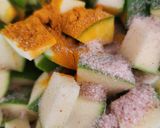 A picture of step 1 of Raw Mango Gumberry Pickle - Gunda Keri Athanu - (Gujarati Style).