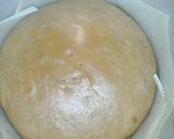 A picture of step 4 of Dalgona cake.