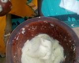 A picture of step 1 of Pounded yam nd stew.