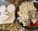 A picture of step 1 of Pickled Daikon Radish in Fish Sauce.