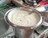 A picture of step 1 of Dahi Vada.