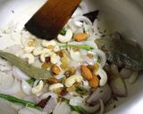 A picture of step 3 of Bagara Rice.