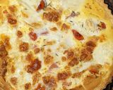 A picture of step 4 of Double cheese quiche.