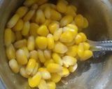 A picture of step 4 of Masala corn chat.