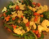 A picture of step 5 of Winter Vegetable Stir fry / Bhaaji.