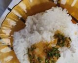 Foto langkah ke 4 dari resep Nasi Kulit Daun Jeruk Tanpa Sambal.