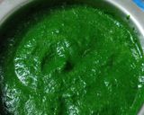 A picture of step 4 of Palak paneer.