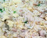 A picture of step 10 of Chinese Salty Fish Chicken Fried Rice 咸魚雞粒炒飯.