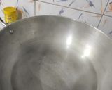 A picture of step 3 of Imli chutney.