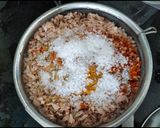 A picture of step 3 of Red Rice Poha.