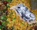 A picture of step 4 of Bhoni char(4) mix daal.