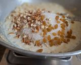 A picture of step 3 of Satyanarayan prasadam.