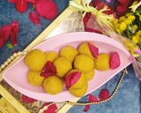 A picture of step 12 of Moong dal ladoo 😋😋❤️😋.