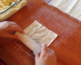 A picture of step 14 of Galaktoboureko Rolls.