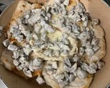 Foto del passaggio 3 della ricetta Scaloppine di Lonza con panna e funghi Champignon 🍄🟫