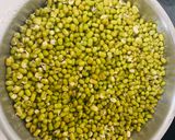 A picture of step 1 of Moong Bean Chaat Salad.