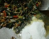 Foto langkah ke 4 dari resep Tumis teri daun pepaya jepang.