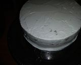 A picture of step 13 of Black forest in pineapple sorbet n chocolate ganache#easterdish.