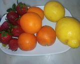 Une image de l'étape 1 de Jus de citron fraise orange 🍋🍓🍊💛❤️🧡.