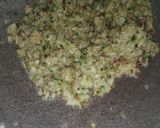 A picture of step 4 of Beans Poriyal.