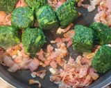 Spenótos baconos tészta recept fázis 1 fotója