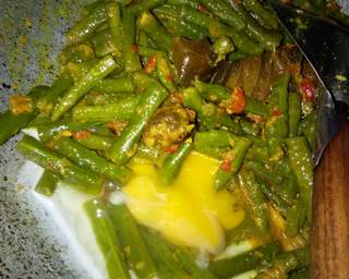 Kacang Panjang Bumbu Rujak langkah memasak 3 foto