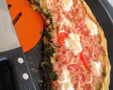 Foto del paso 3 de la receta: Tarta napolitana fácil y saludable! de Acelga, jamón y queso ❤️