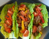 Húsos salátacsónak recept fázis 6 fotója