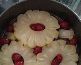 A picture of step 1 of Eggless pineapple upside down cake.
