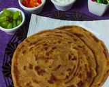 प्लेन लच्छा पराठें (plain lachha paratha recipe in Hindi) रेसिपी चरण 6 फोटो