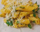 Foto del paso 11 de la receta: Fideos con crema de zapallo