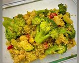 A picture of step 6 of Quinoa and Vegetable Stir-Fry.