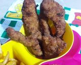 A picture of step 3 of Chicken fingers.