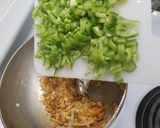 A picture of step 4 of Snake gourd poriyal fry.