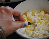 A picture of step 2 of Ricotta donut balls.