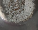 A picture of step 1 of Bajra Rotlo.