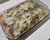 A picture of step 6 of Mushroom Bread Pudding.
