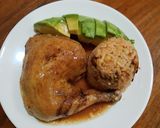 Foto del paso 6 de la receta: Cuarto de pollo en cocción lenta, terminado en Airfryer