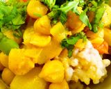 Φωτογραφία βήματος 7 της συνταγής Ρεβίθια Curry+Garam Masala σε Γάλα Καρύδας με καστανό ρύζι, τζίντζερ, κόλιανδρο κ.α
