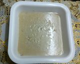 A picture of step 8 of Agar Agar dates pudding.