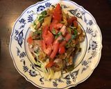 A picture of step 6 of California Farm Chicken Tortilla with Lizano Style Salsa.