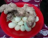 Foto langkah ke 1 dari resep Opor Ayam Telur Puyuh.